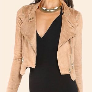 SHEIN classy suede Moro jacket